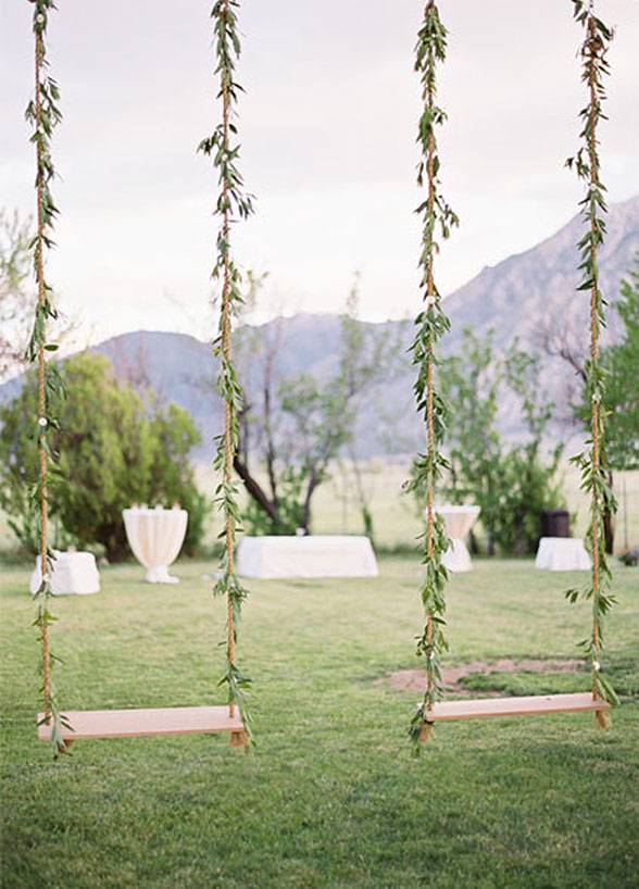 Romantic Garden Swing