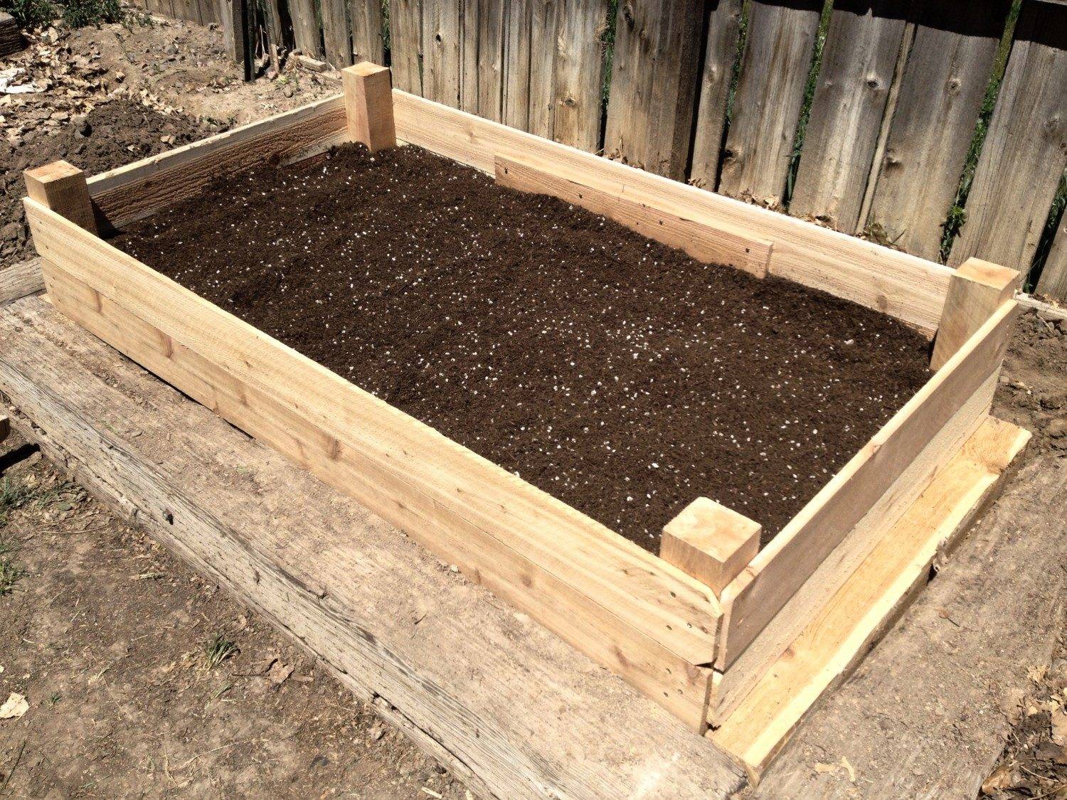 A New Raised Garden Bed