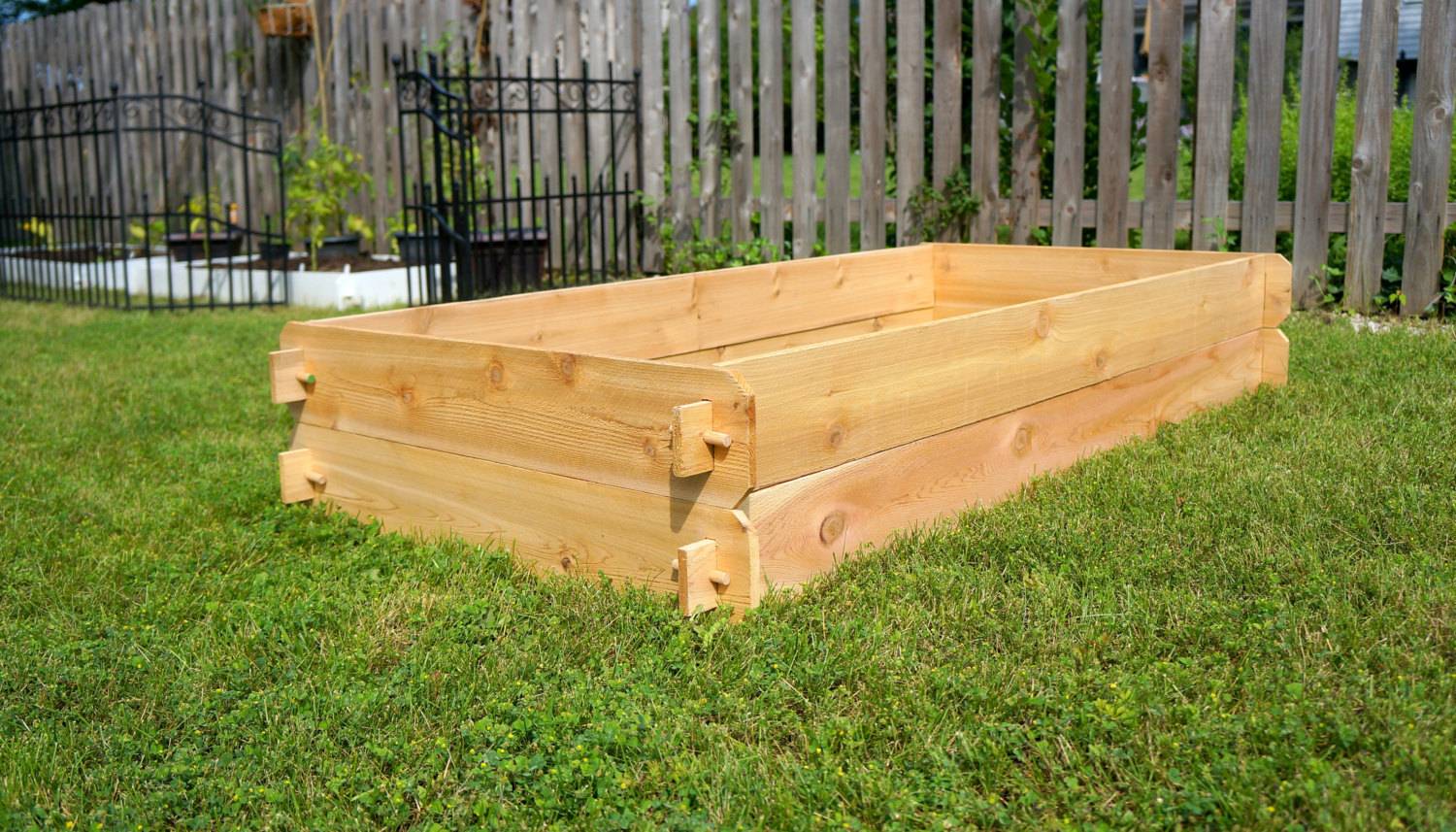 Cedar Raised Garden Bed