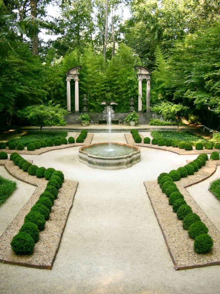 All White Garden Garden Fountains