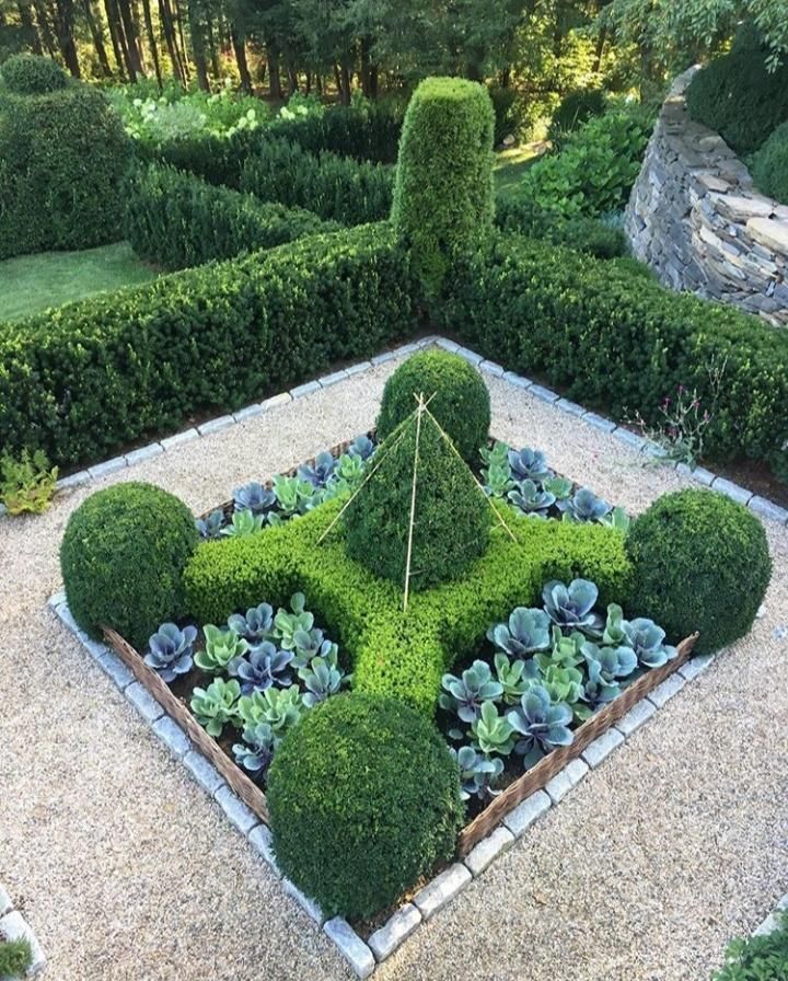 Beautiful Parterre Garden