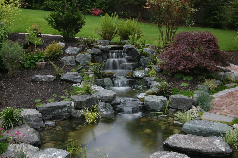 Modern Diy Garden Pond Waterfall Ideas