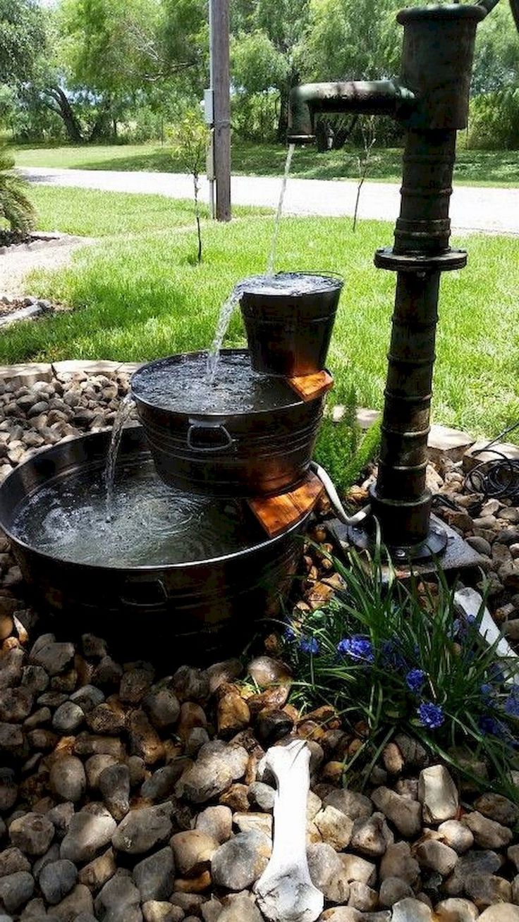 Building Garden Pond Fountains Backyard Design Ideas