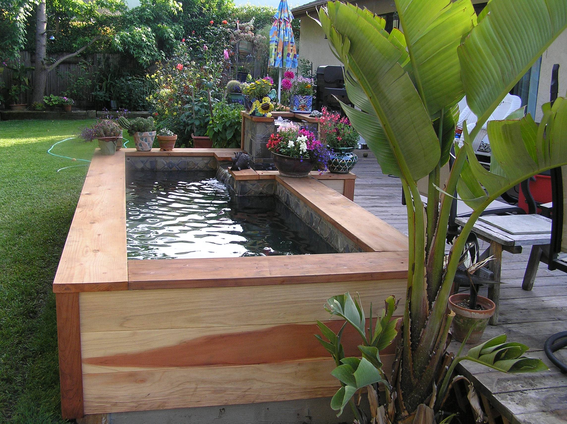 Patio Pond Raised Ideas Garden