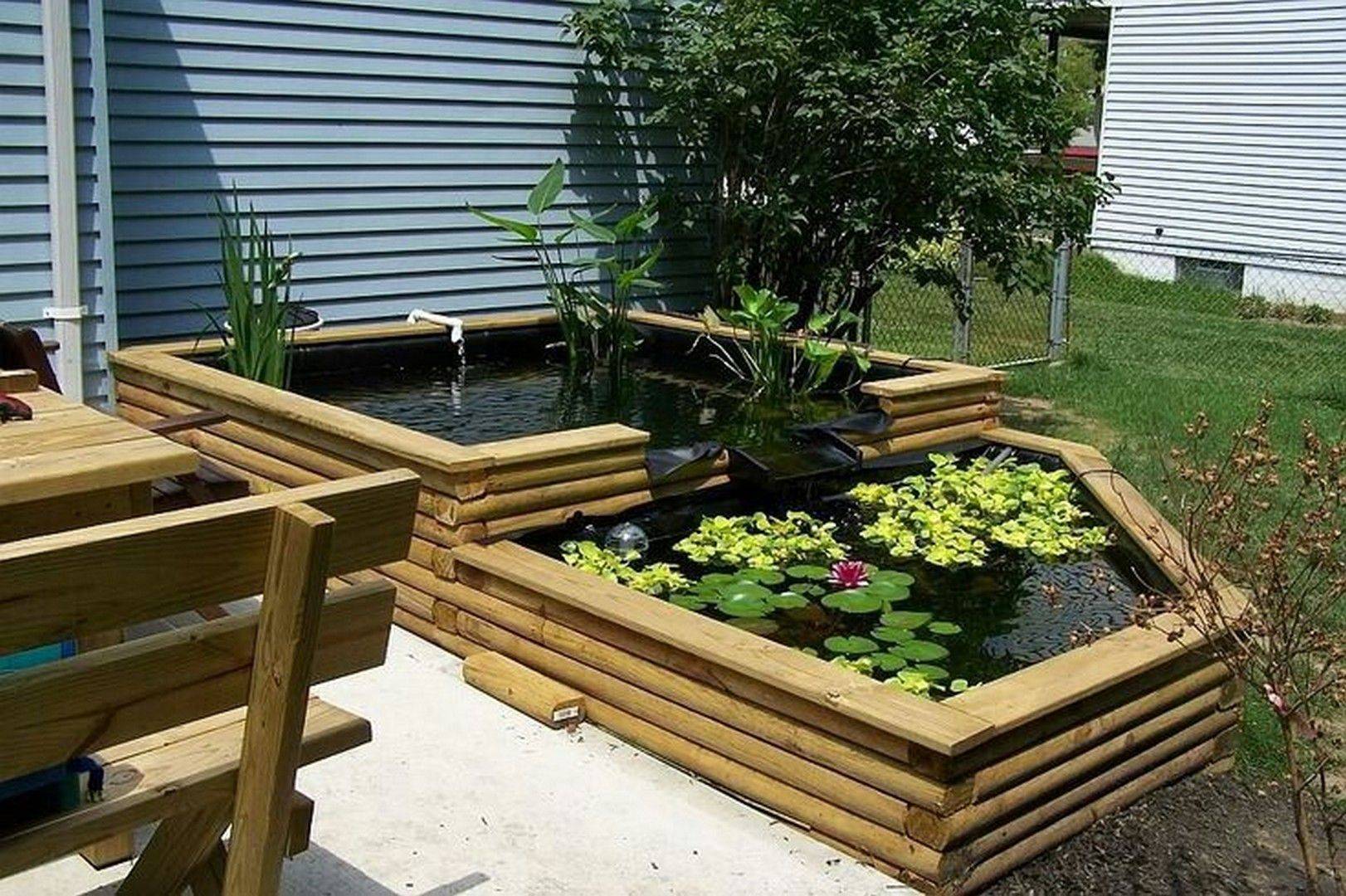 Patio Pond Raised Ideas