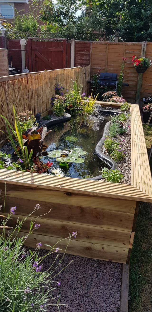 Small Gardens Raised Sleeper Pond