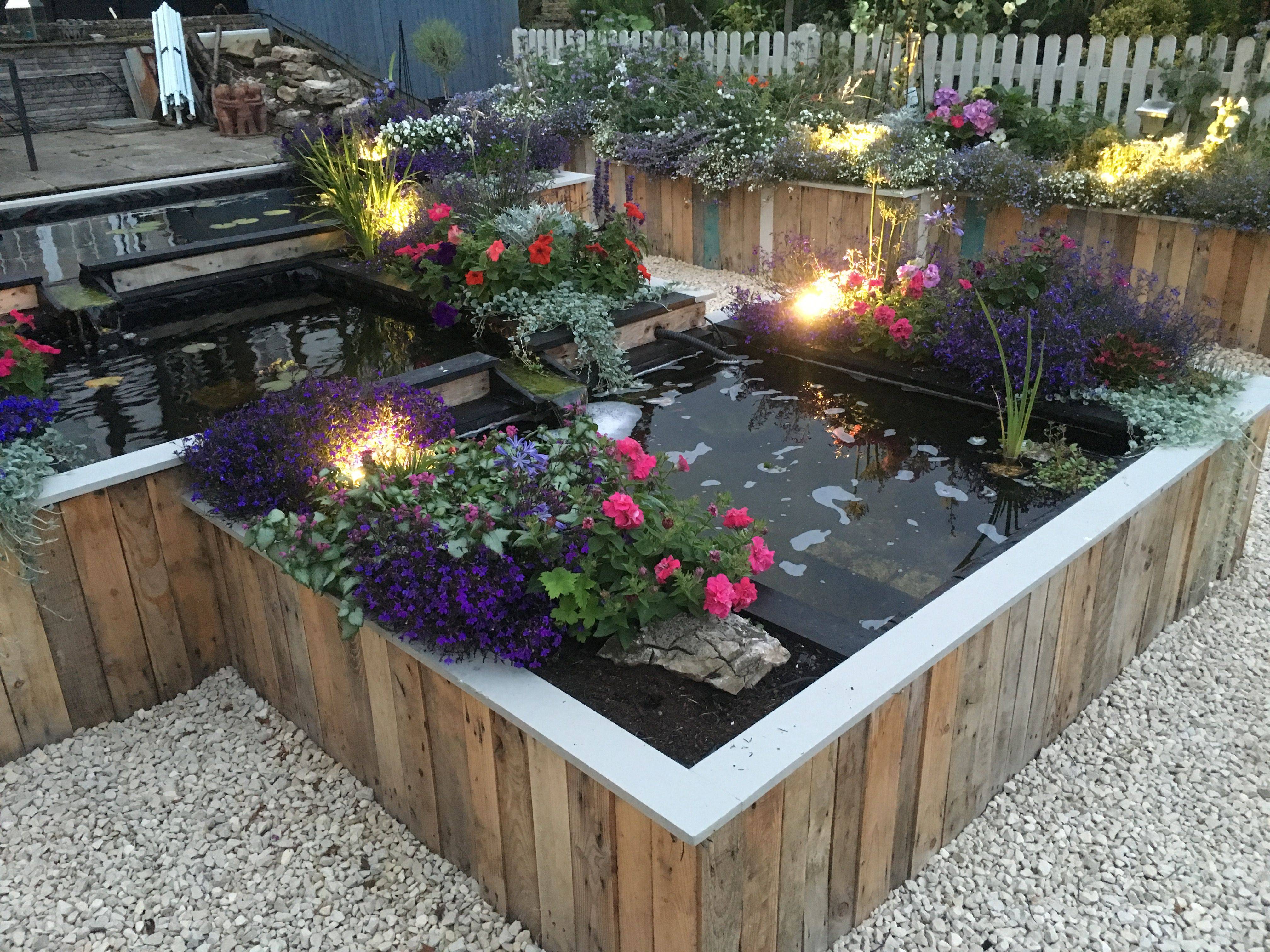 Ground Raised Garden Pond Ideas