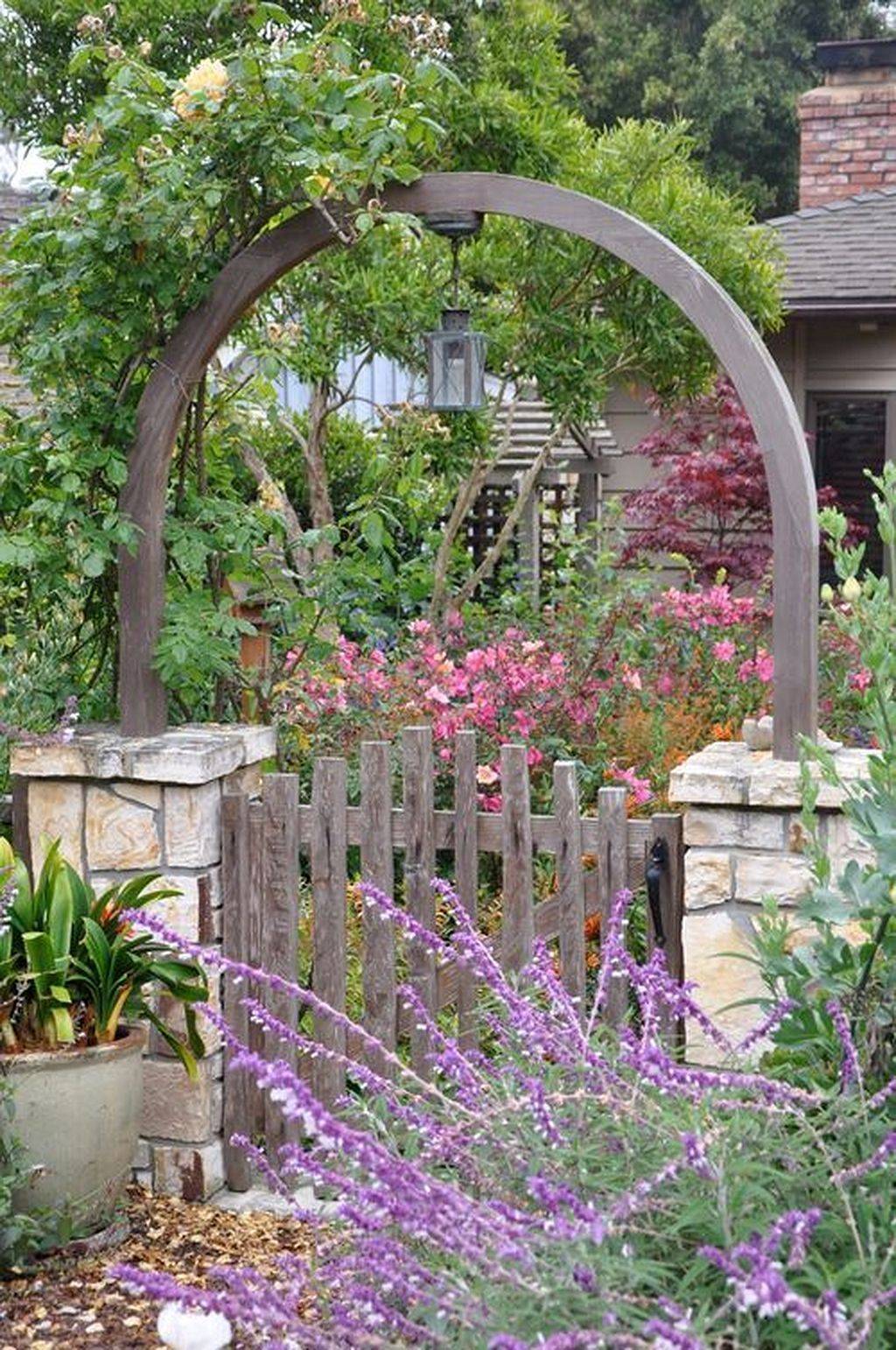 Amazing Rustic Garden Gates Design Ideas Page