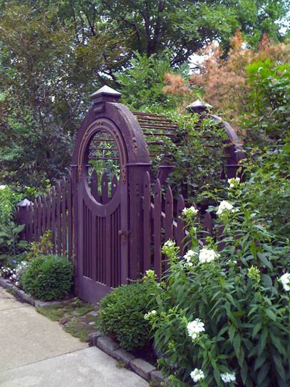 Beautiful Flower Garden Gate Ideas