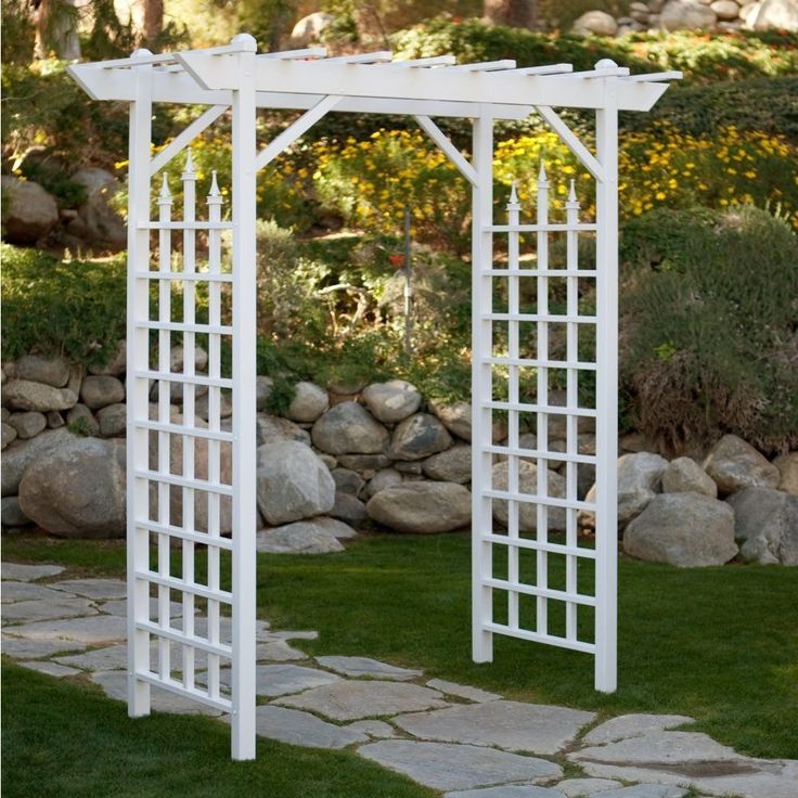 Vinyl Arbor Outdoor Structures