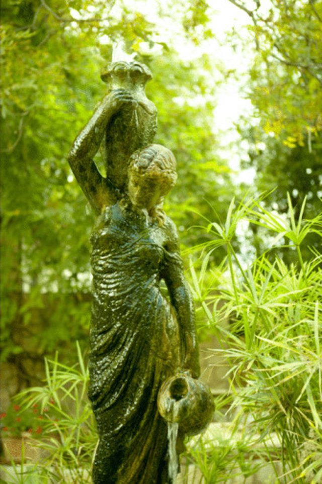 A Cement Garden Ornament Cement Garden