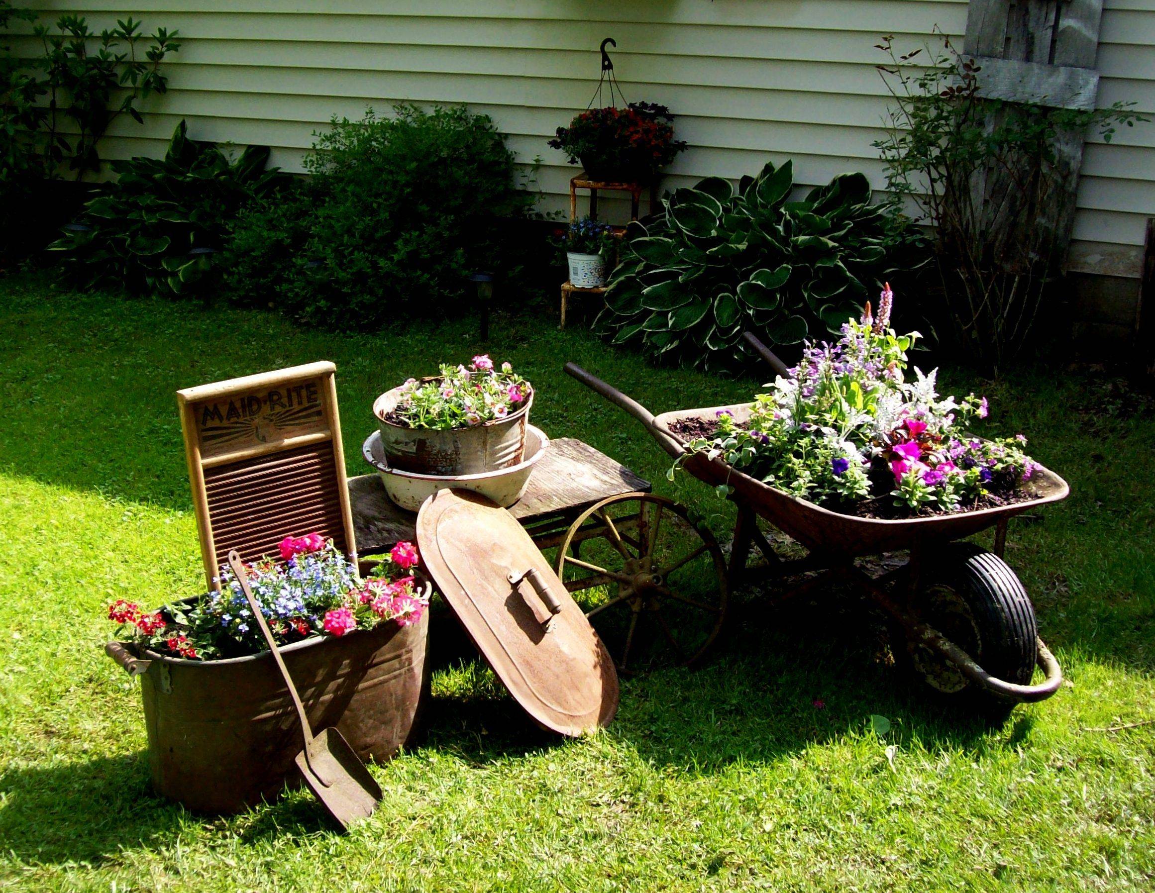 Elegant Vintage Yard Decorating Ideas Rustic Garden Design