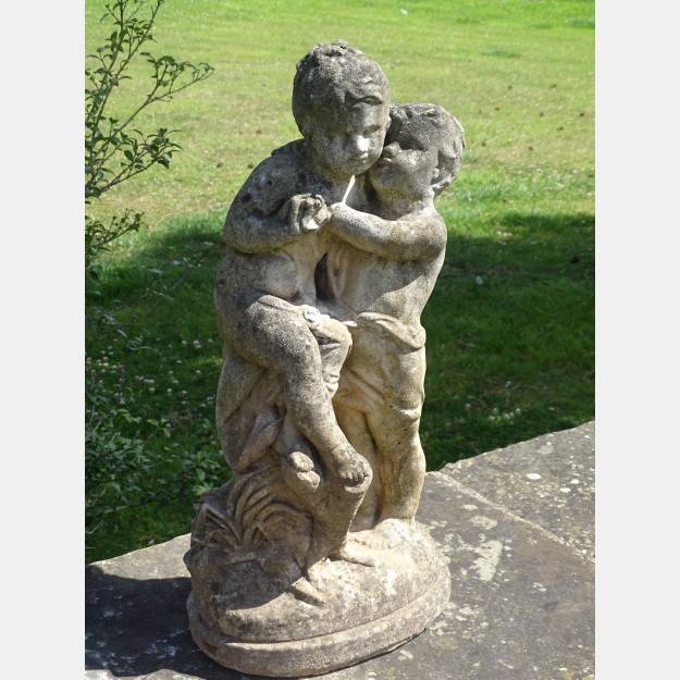 Vintage Garden Statue Stone Statues