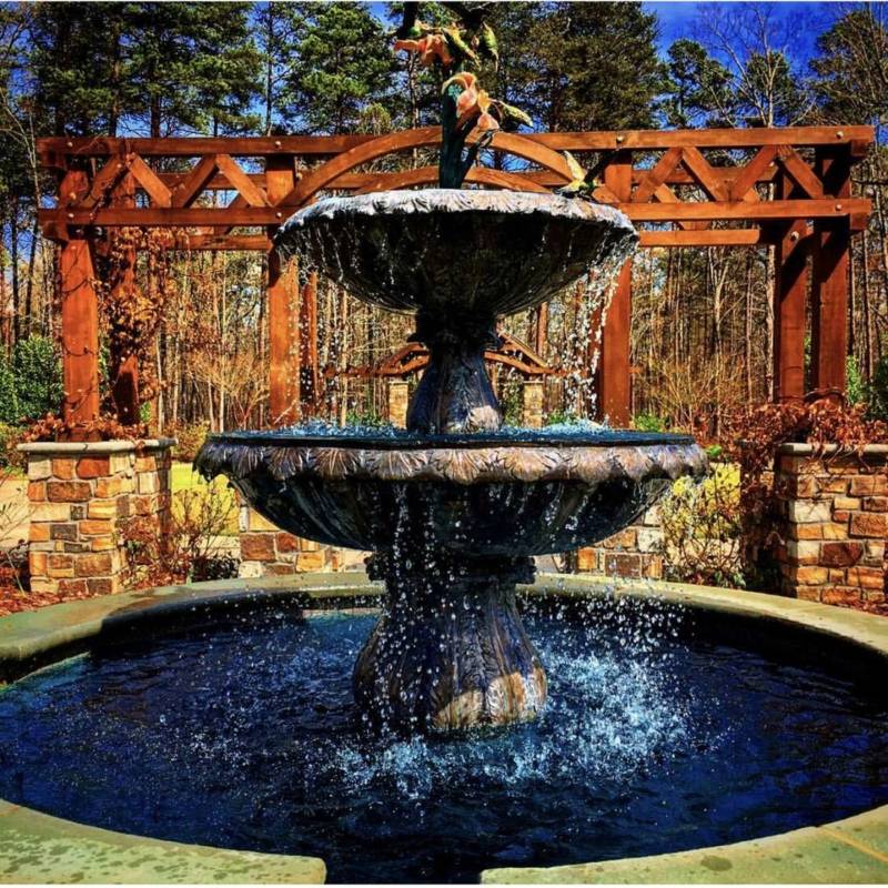 Europe Large Size Outdoor Bronze Fountain Sculpture Garden Plaza