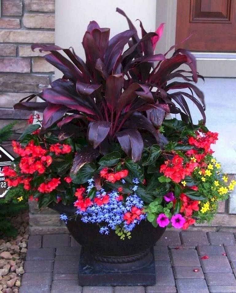 Fresh And Easy Summer Container Garden Flowers Ideas Container