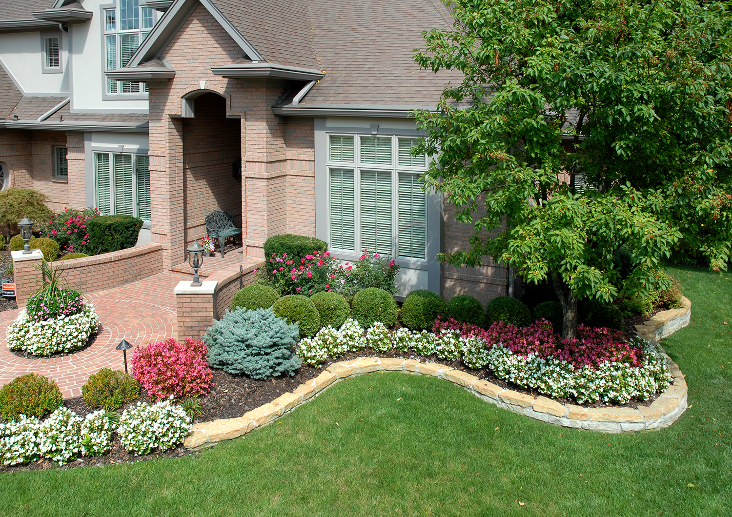 Remarkable Flower Bed Ideas Front