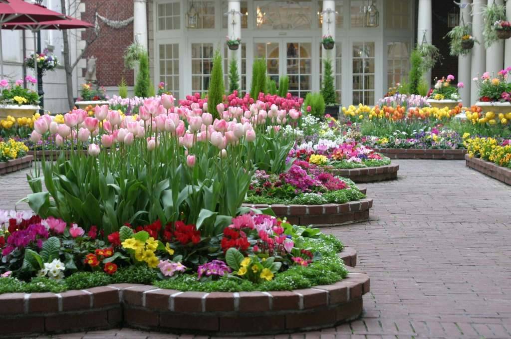Lovely Flower Beds Design Ideas