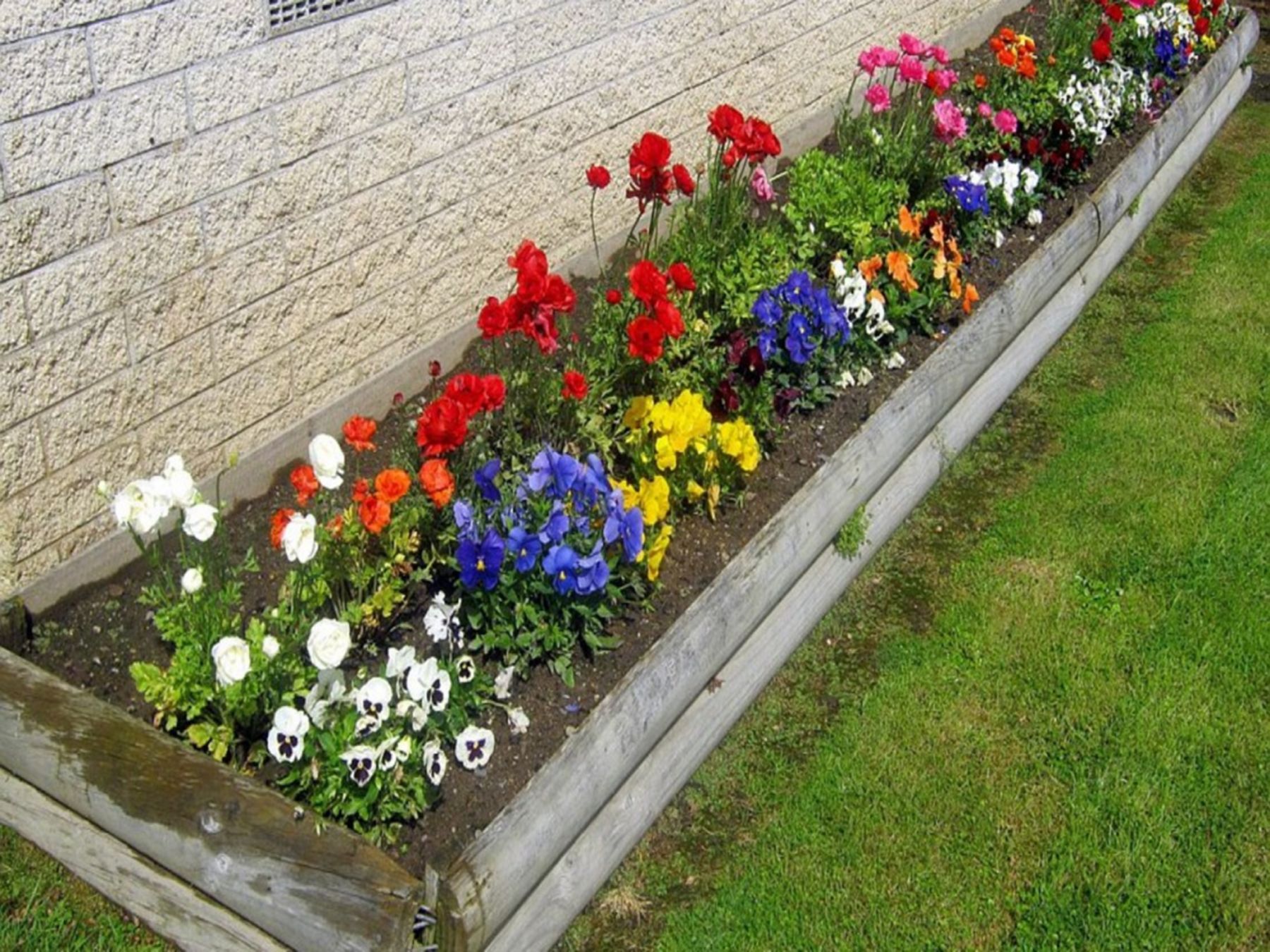 Simple Flower Bed Landscaping Ideas Easy Simple