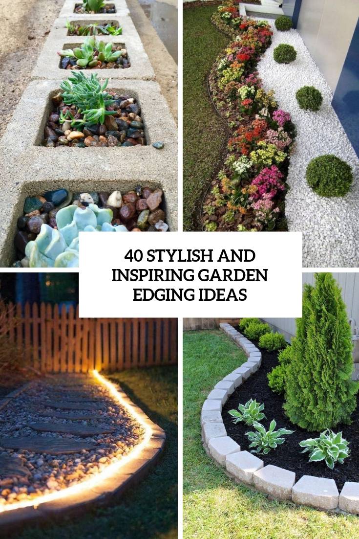 Brilliant Cheap Garden Edging Ideas
