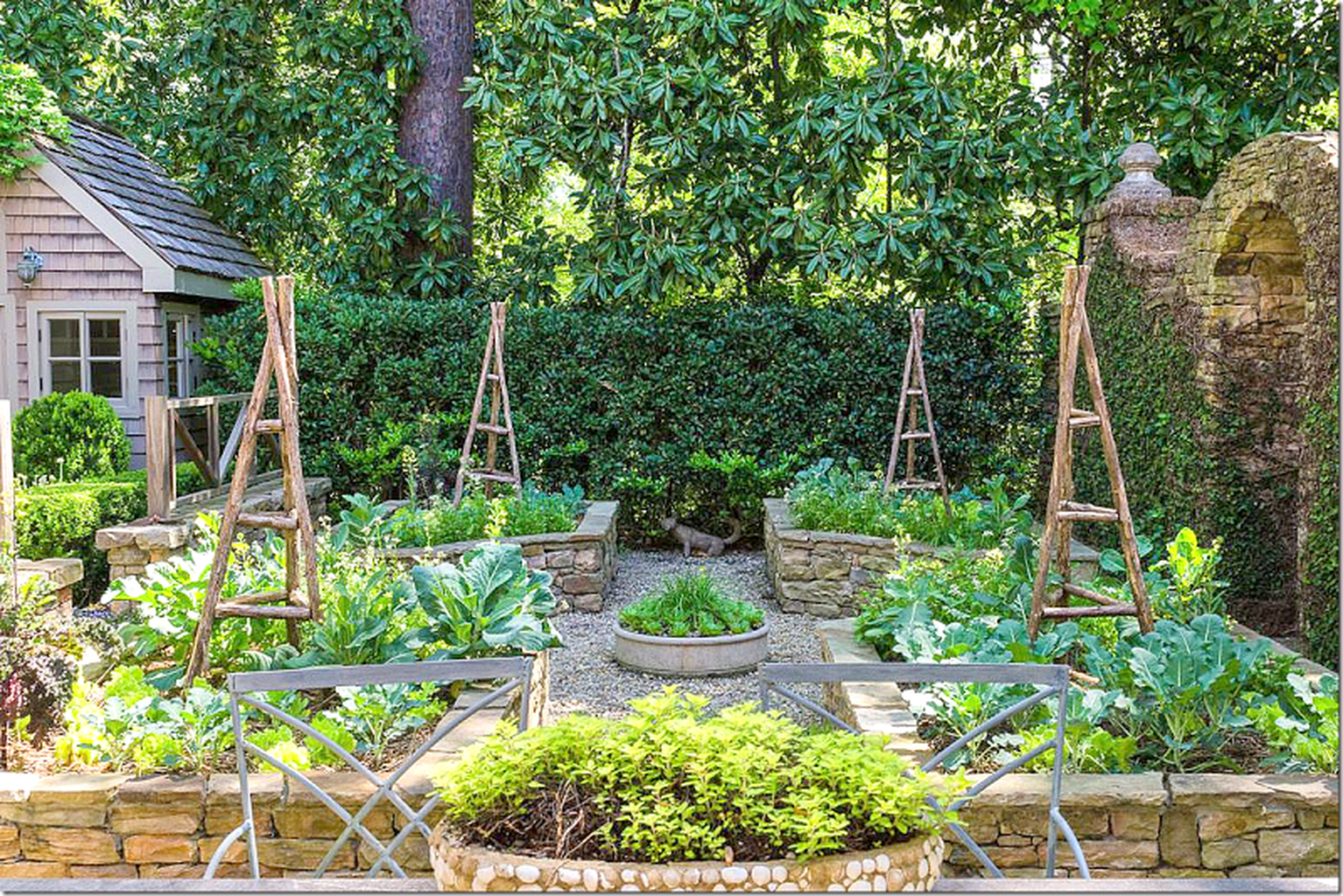 Vegetable Garden Design Le Potager