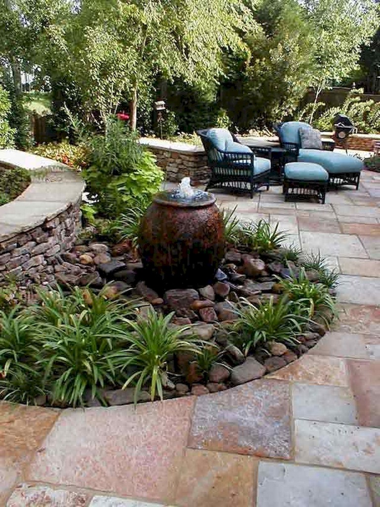 Cool Awesome Small Waterfall Pond Landscaping Ideas Backyard