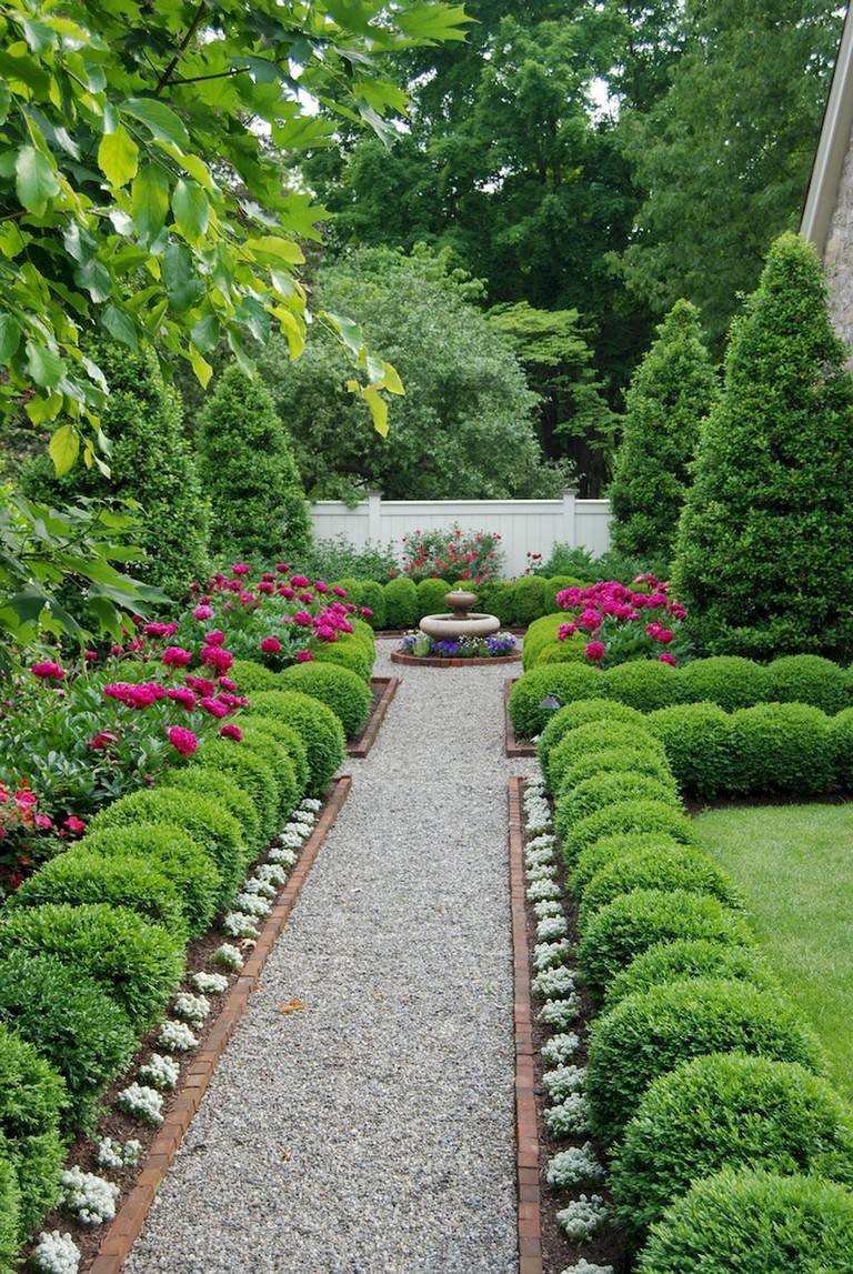 Beautiful Backyard Garden Path