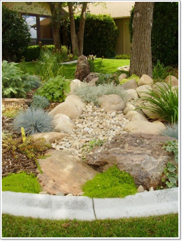 Beautiful Front Yard Rock Landscaping Ideas