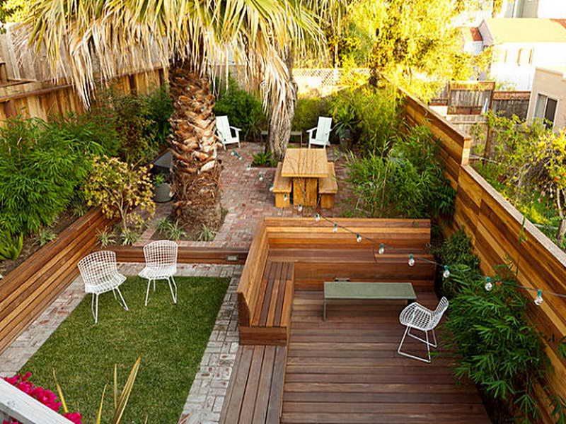 Amazing Small Maintenance Backyard Garden Landscaping Ideas