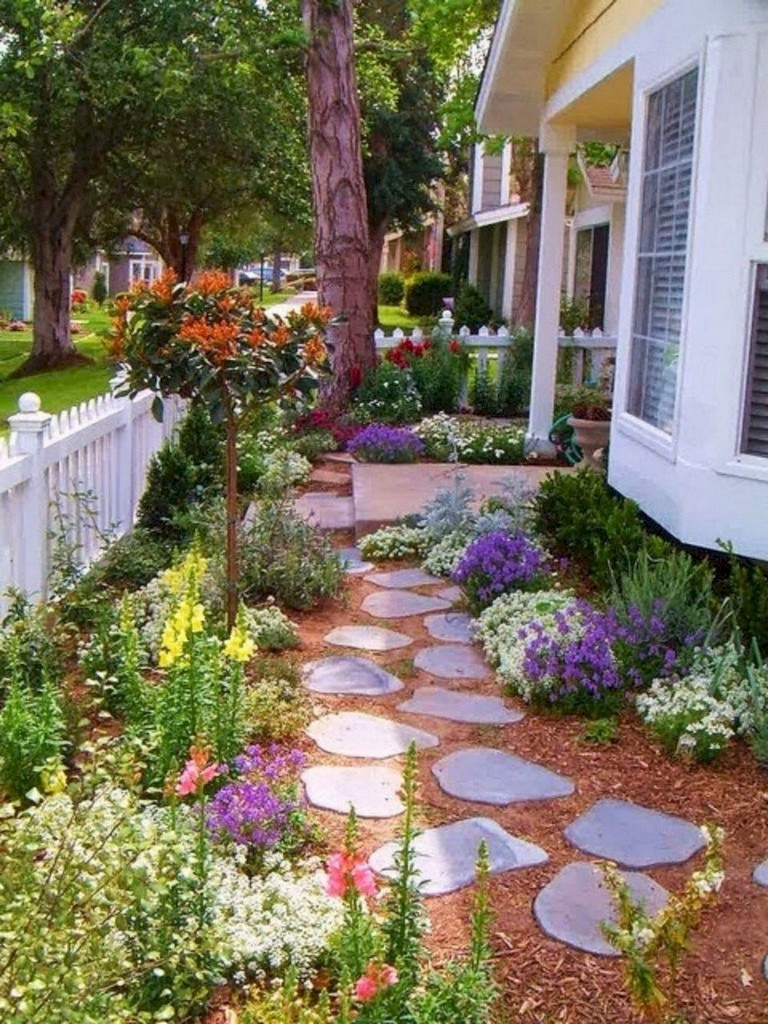Beautiful Backyard Garden Path