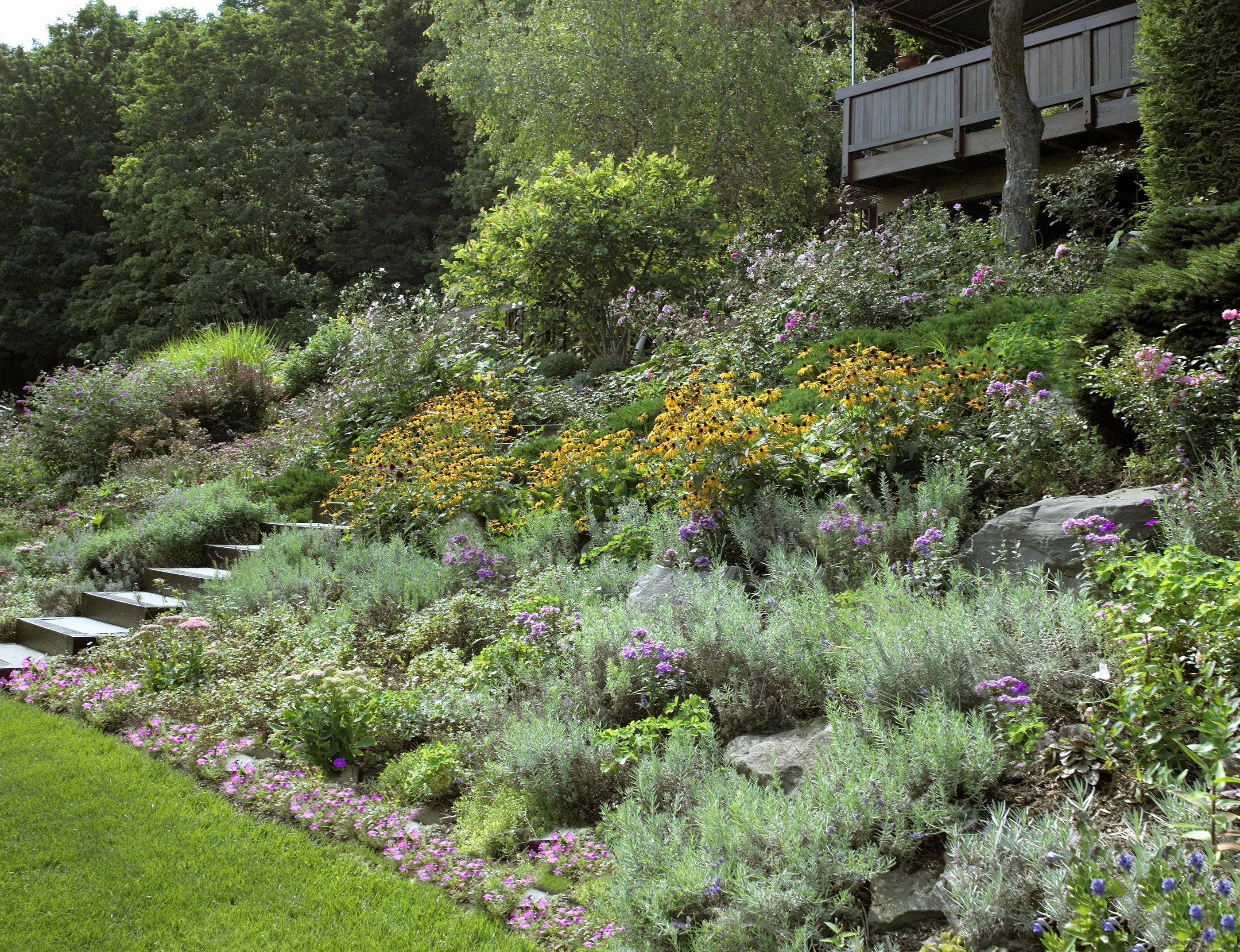 Flower Gardens Hillside Garden