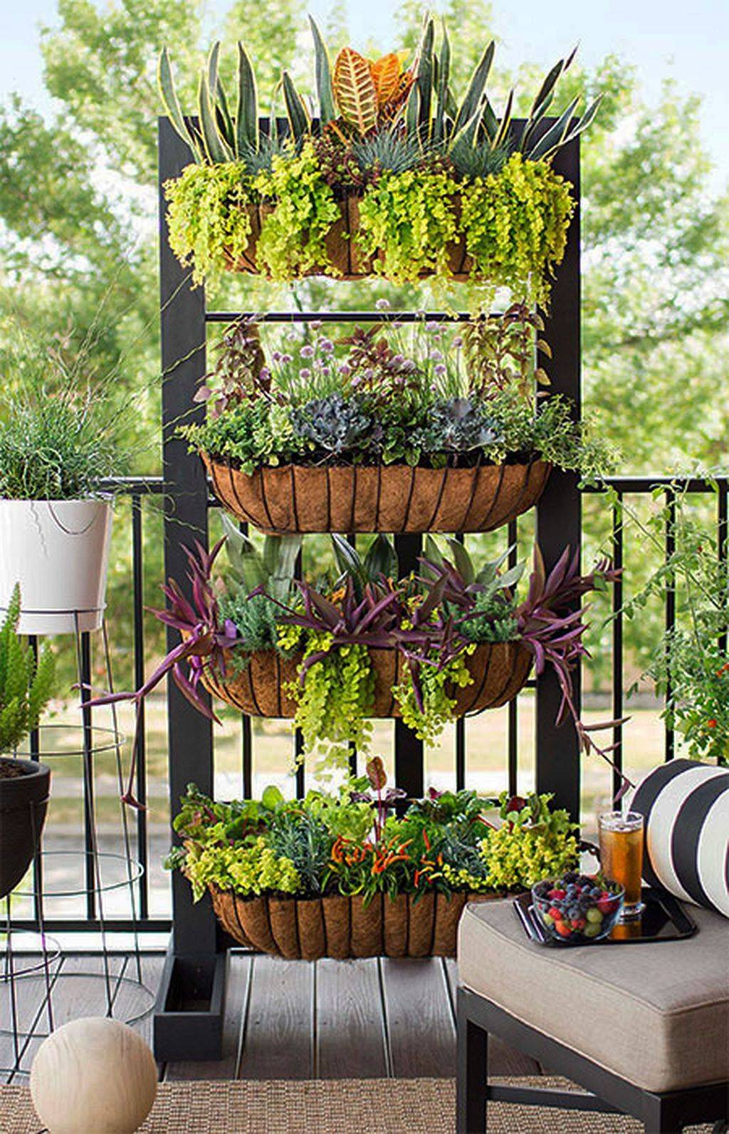 Diy Balcony Vertical Garden Ideas Little Piece