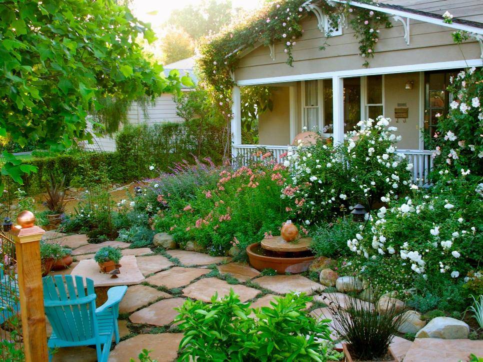 Beautiful Front Yard Cottage Garden Landscaping Ideas Homixover