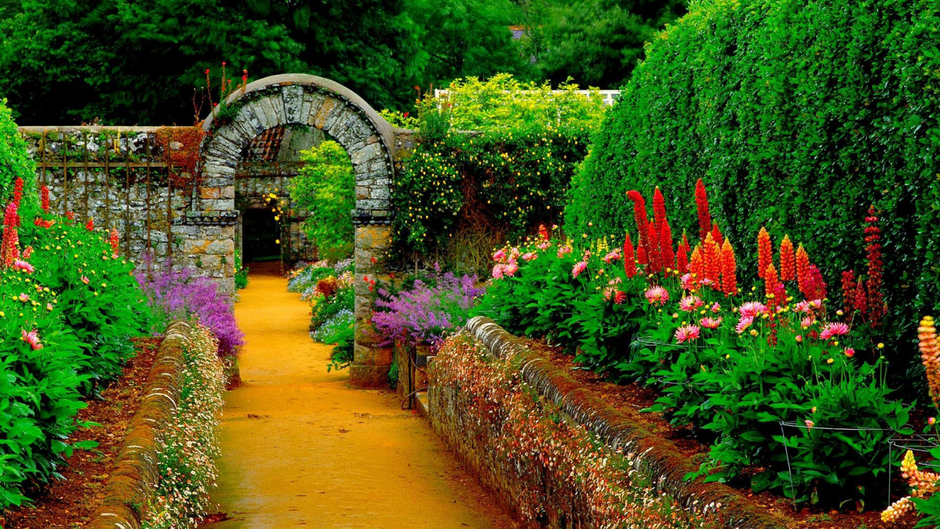 English Gardens Wallpaper Wallpapersafari