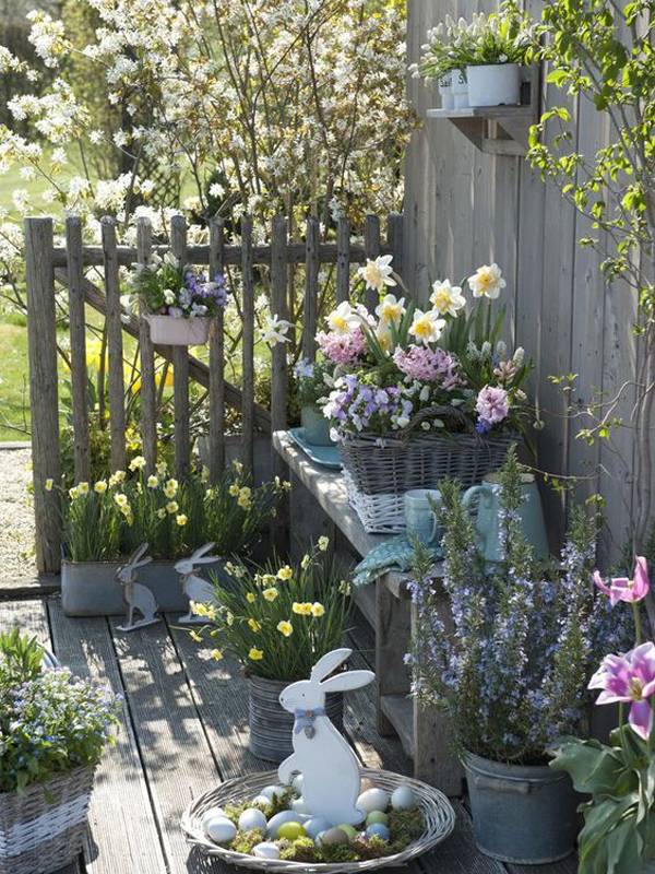 Adorable Easter Garden Decorating Ideas