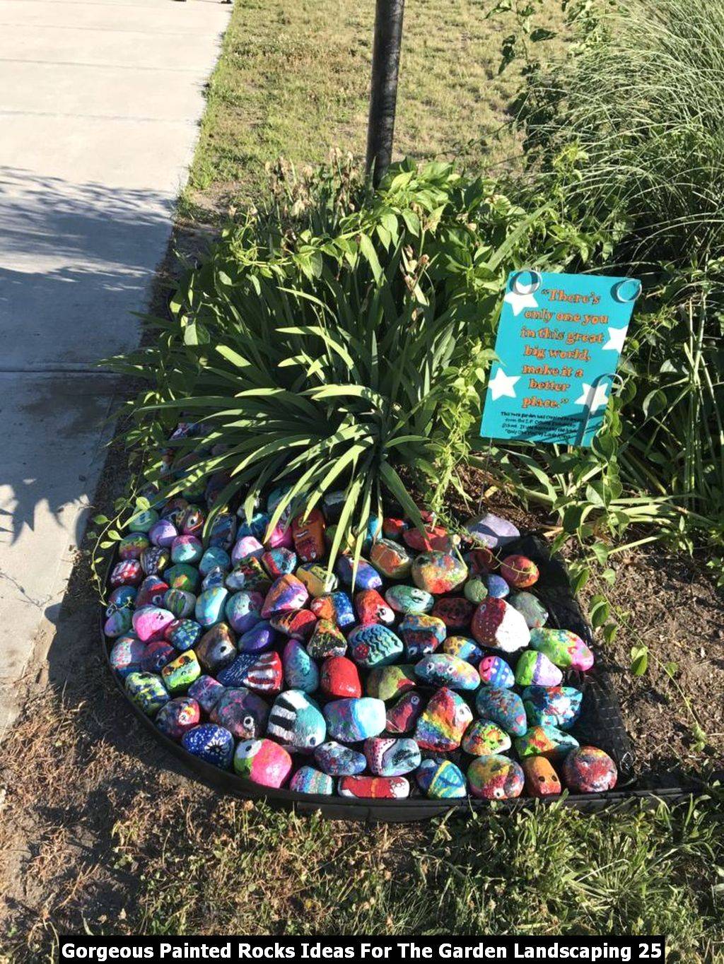 20 Painted Rock Garden Ideas You Gonna Love SharonSable