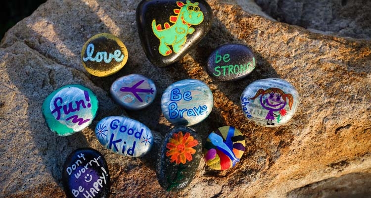 Garden Decor Painted Rock Garden Rock Inspirational
