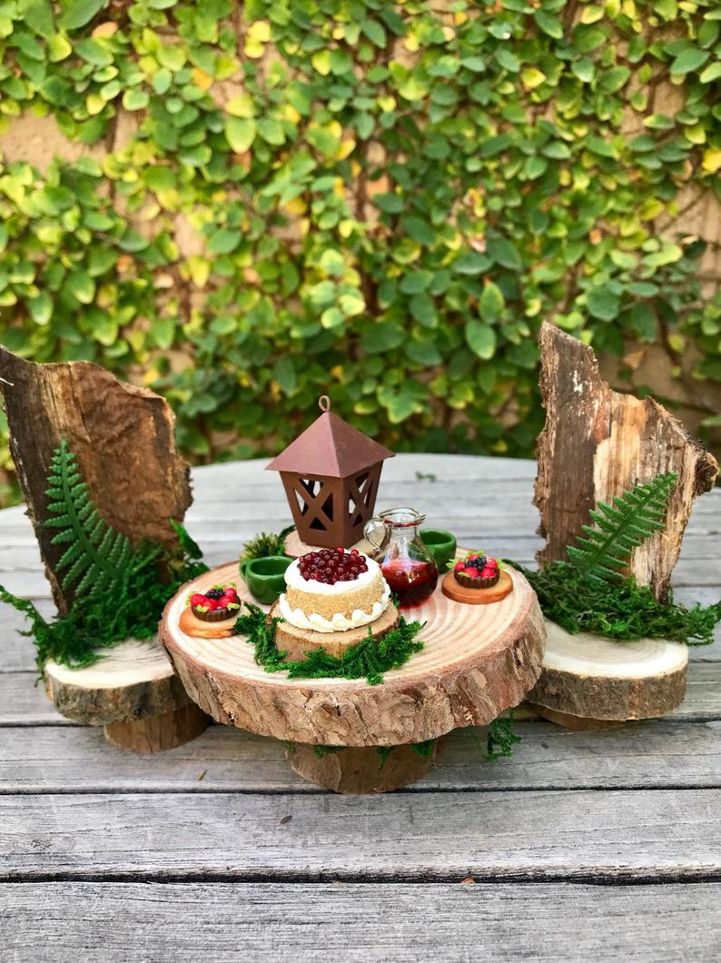 Woodland Fairy Bench Fairy Etsy