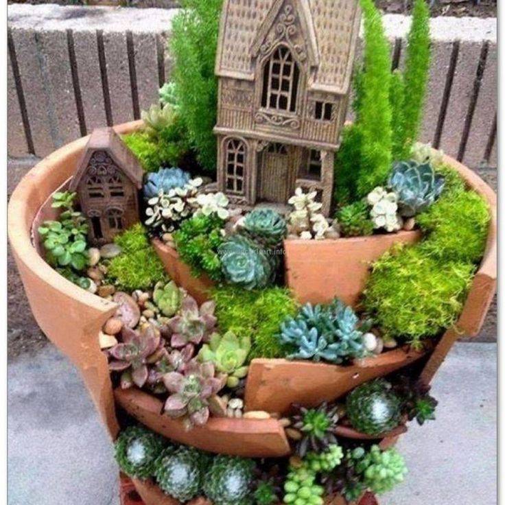 An Indoor Miniature Garden