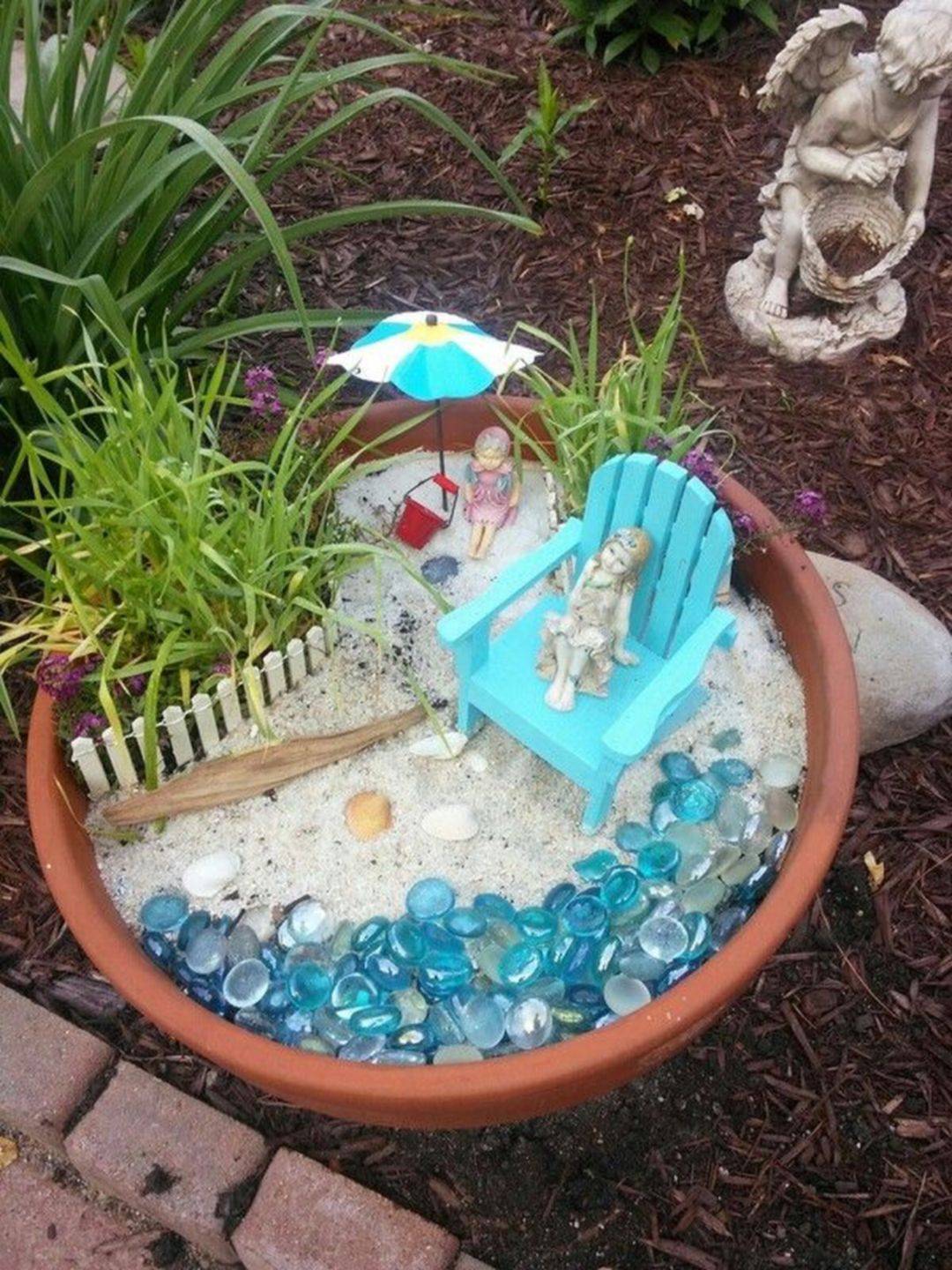 Miami Beach Miniature Fairy Garden Flowers