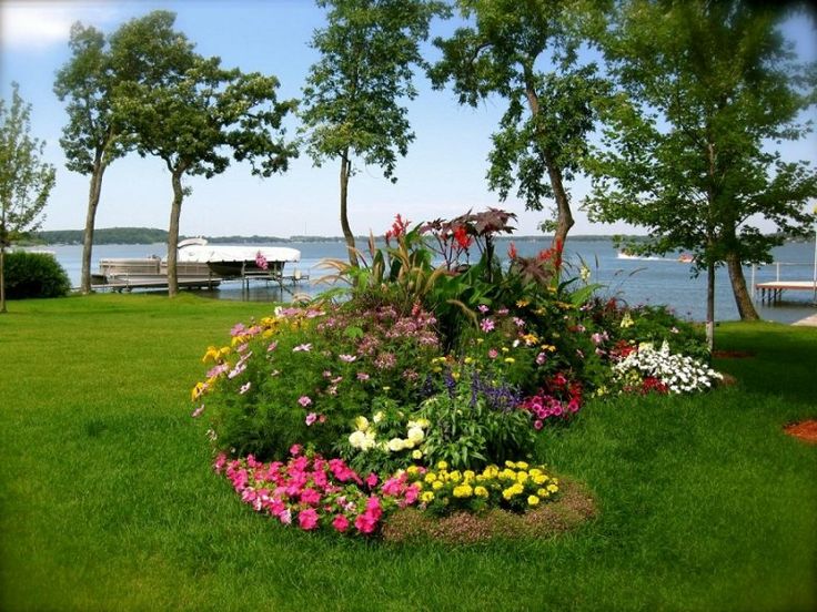 Landscape Island Ideas Garden Bed Design