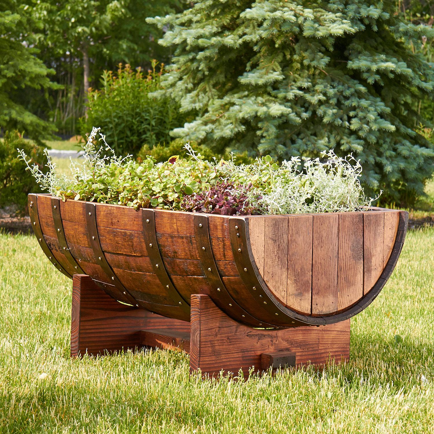 Wine Barrel Garden Ideas