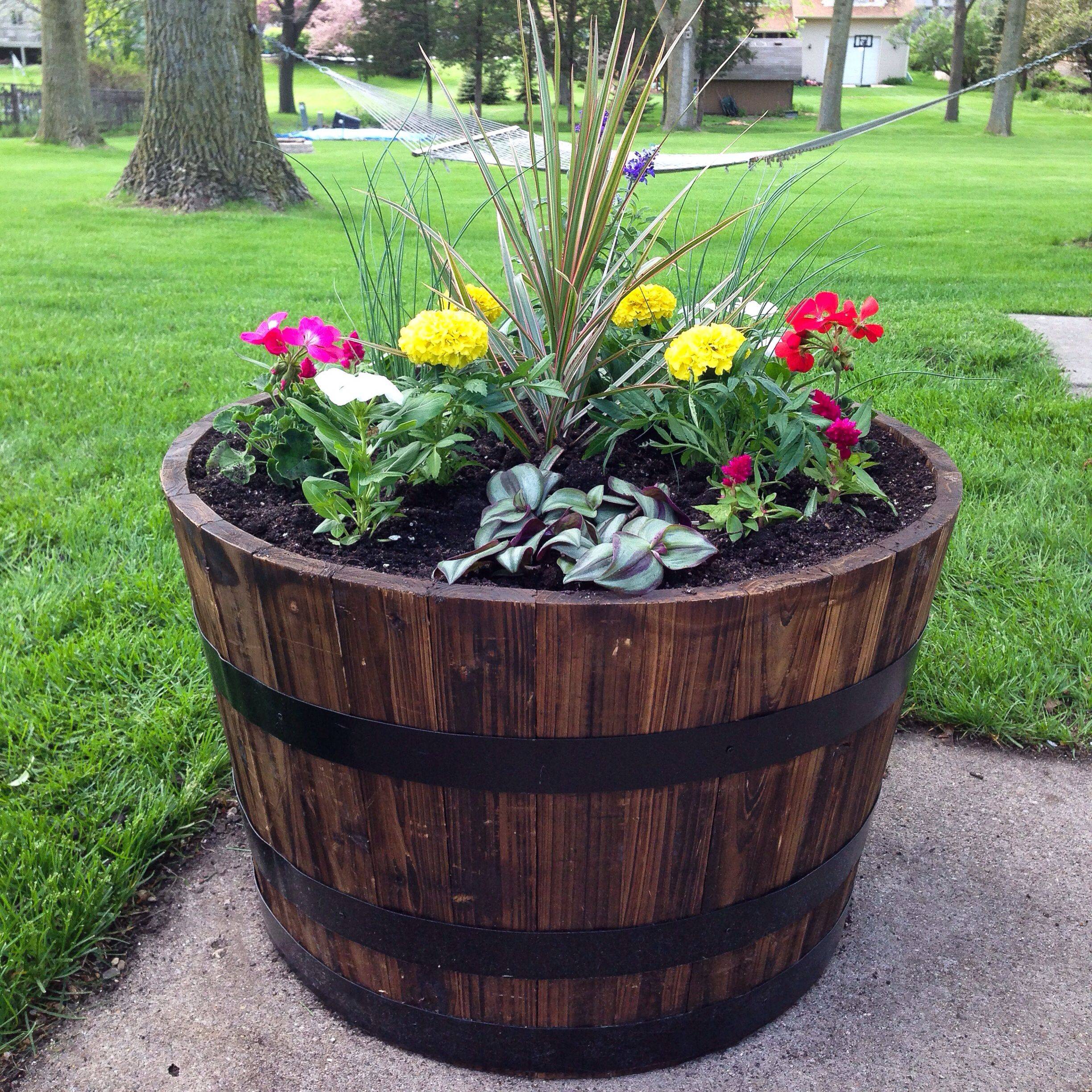 Wine Barrel Garden Ideas