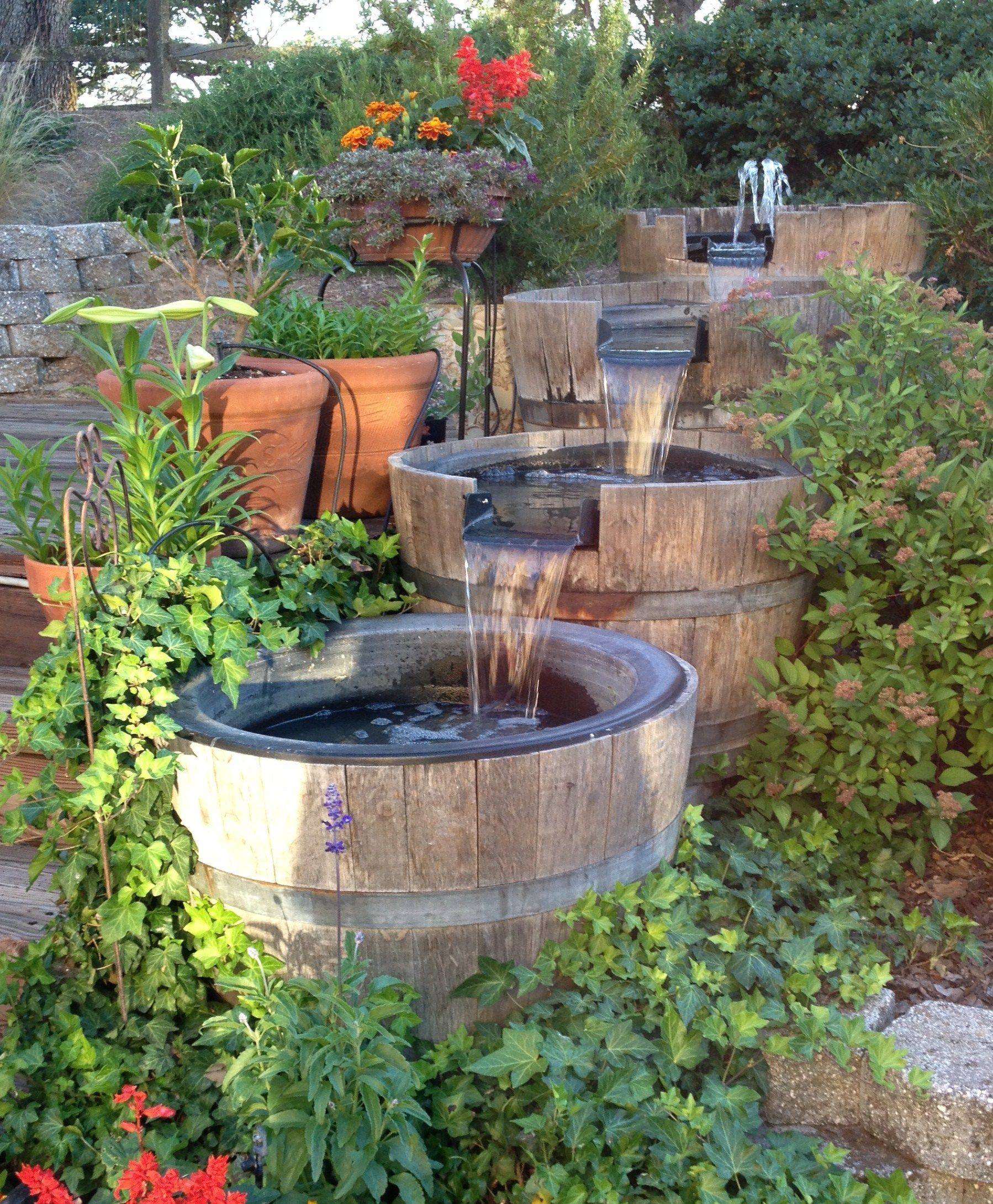 Wine Barrel Planter