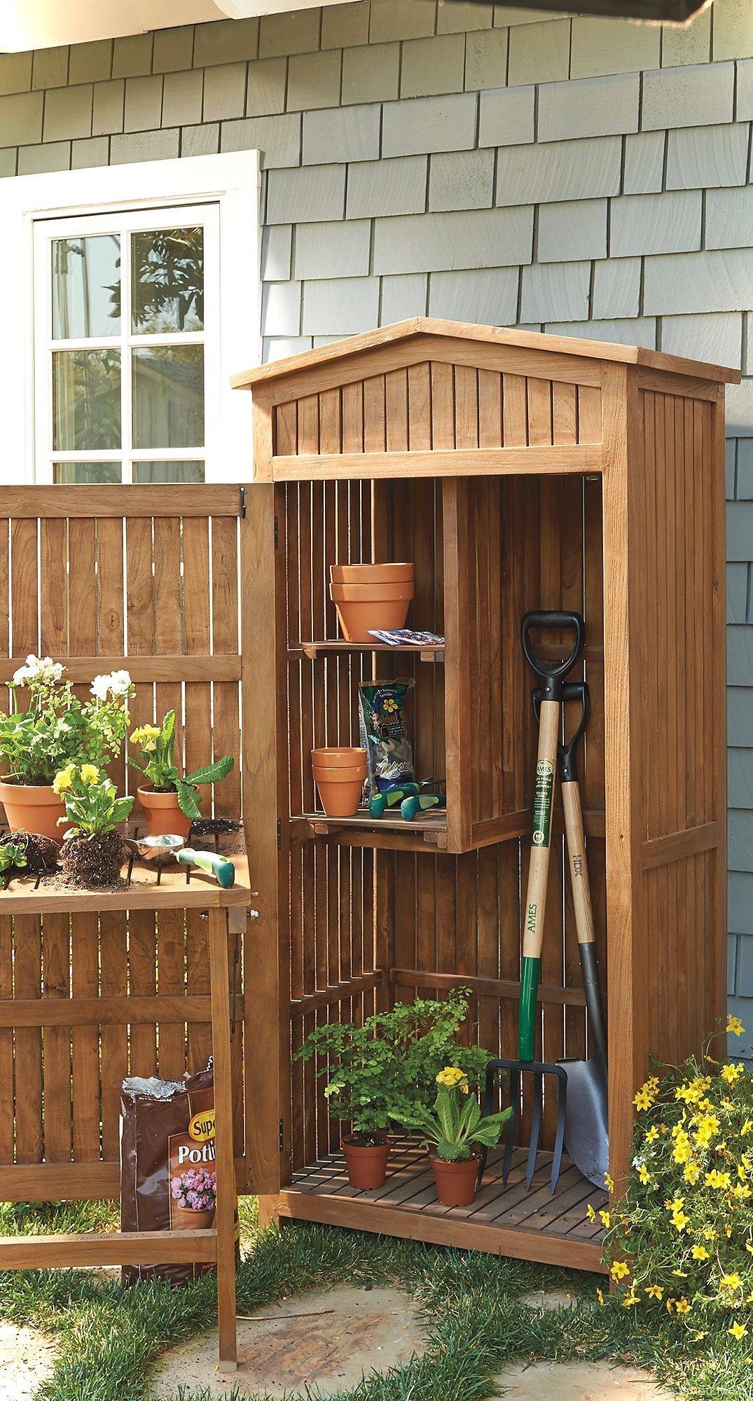 Brilliant Small Garden Shed Storage Ideas