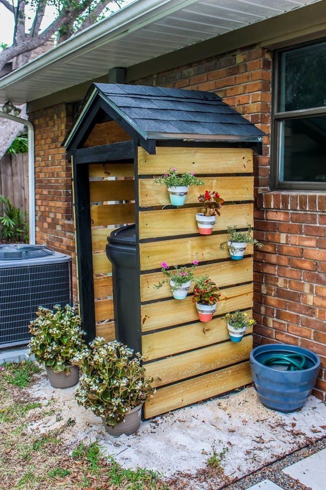 Ana White Picket Storage Shed Diy Projects