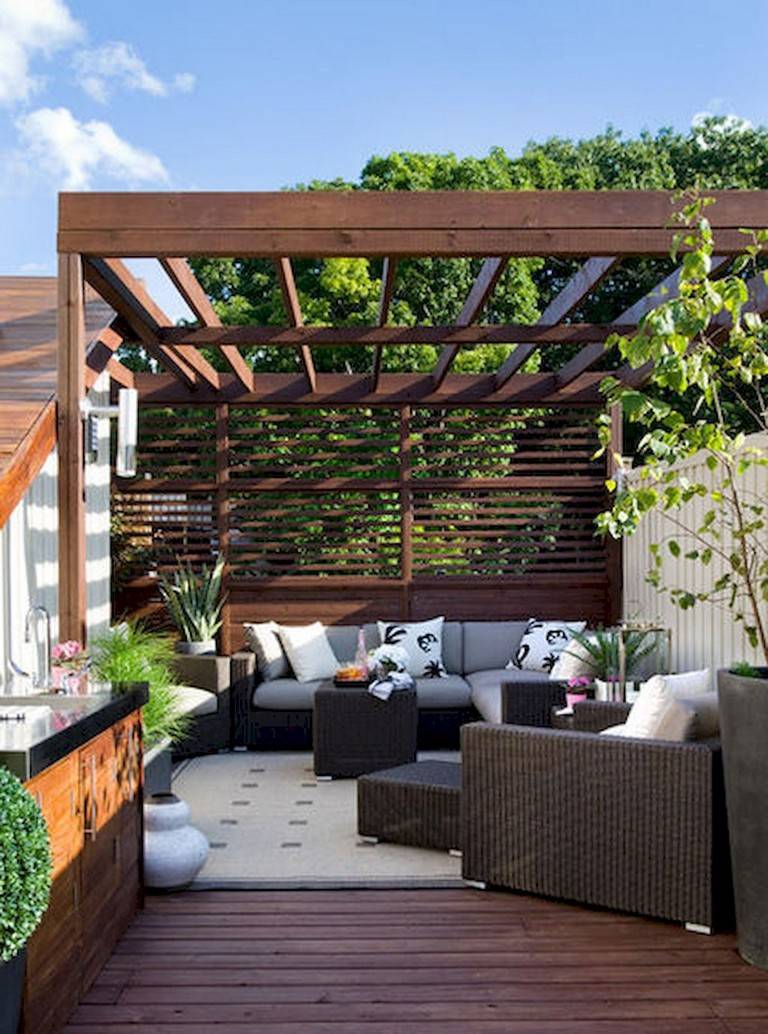 Small Backyard Seating Area