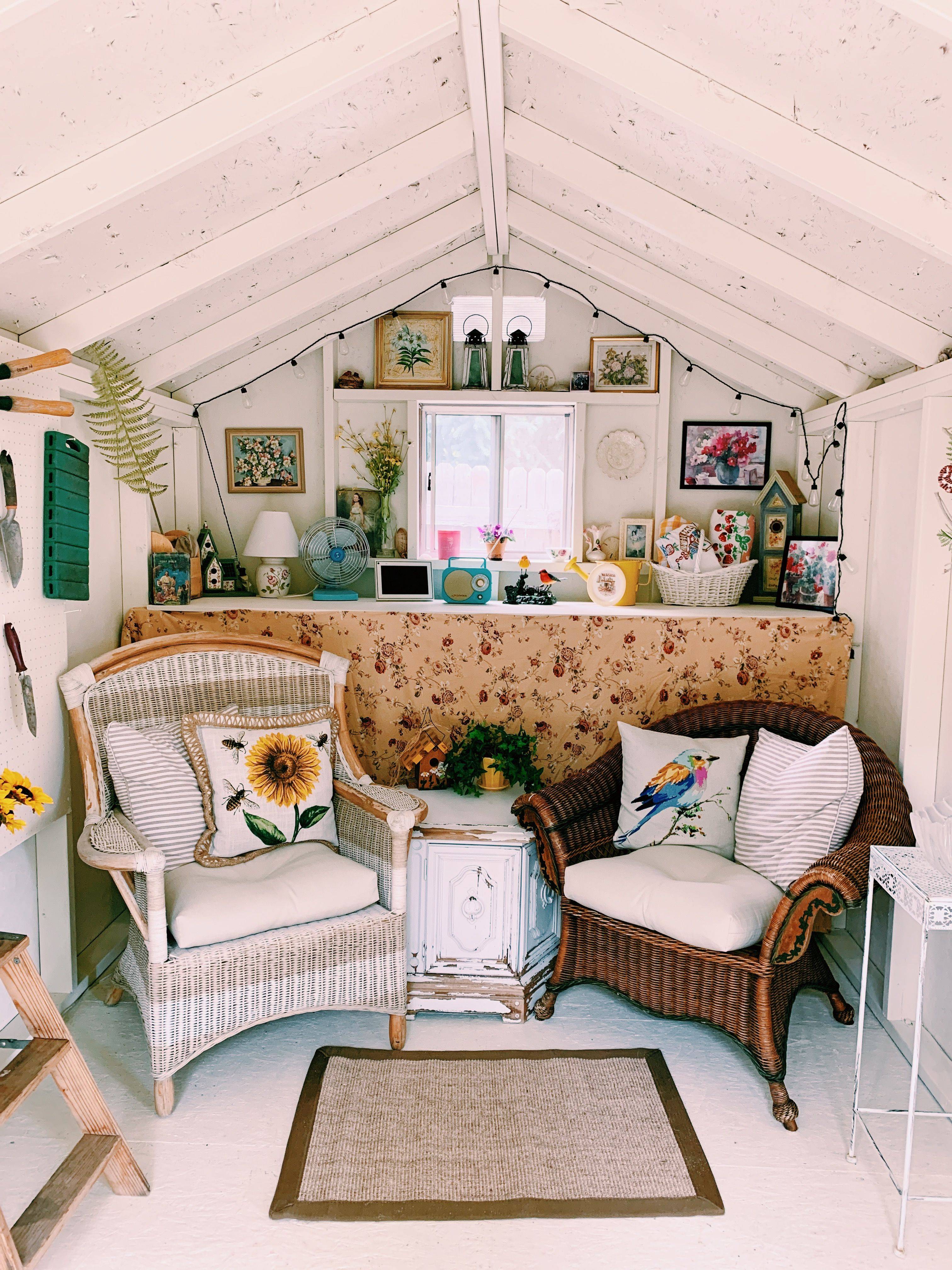 A Shabby Chic Garden Shed