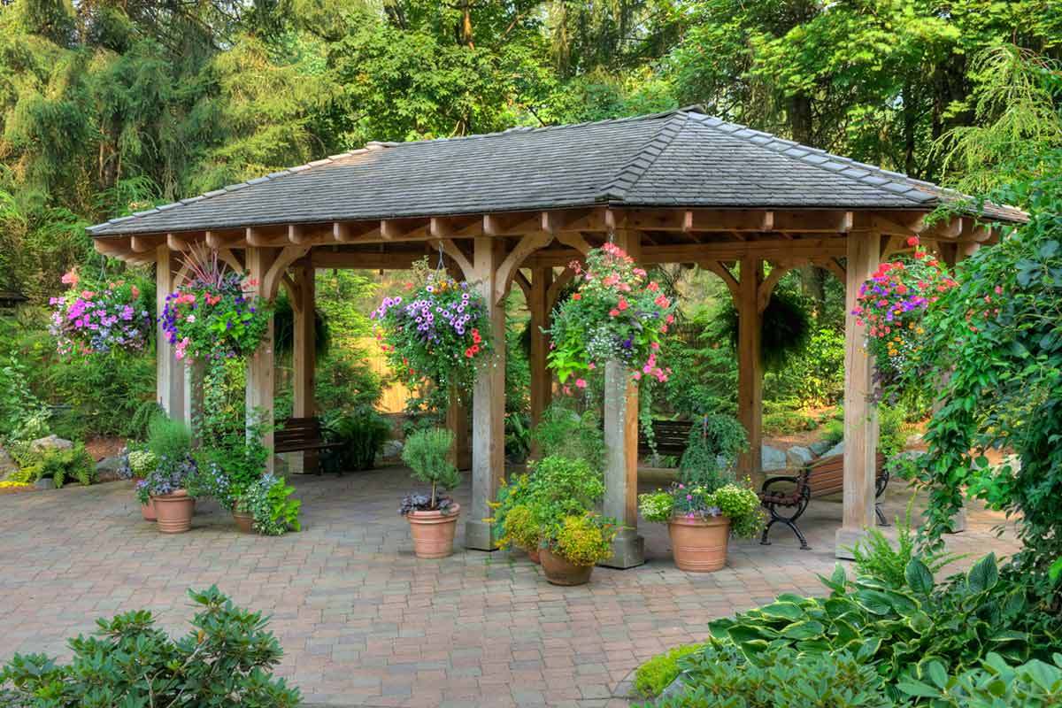 Nice Gazebo Backyard Garden Landscaping Design Ideas Page