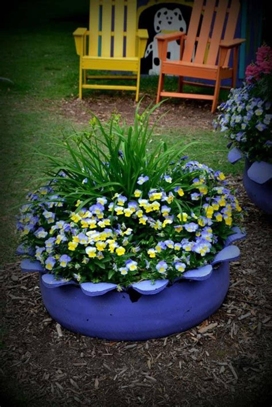 Creative Diy Tire Container Gardening Ideas