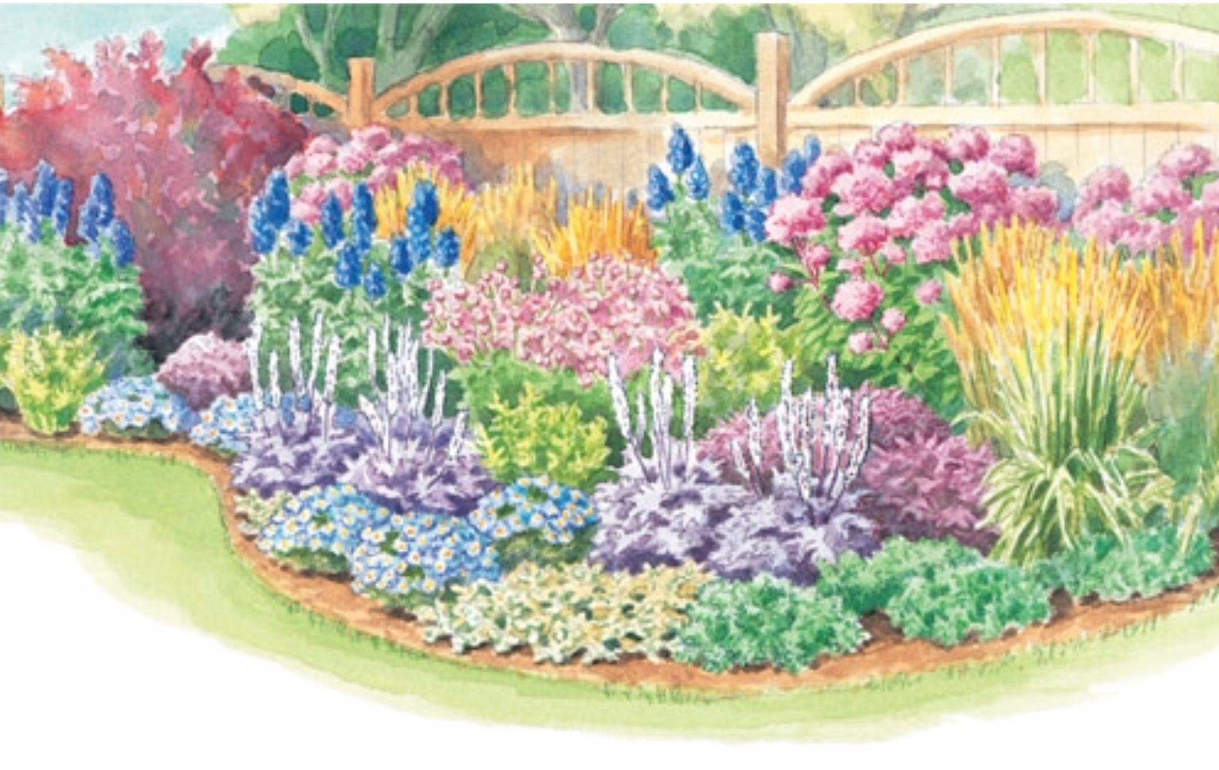 21 Perennial Border Garden Plans Ideas Worth to Check SharonSable